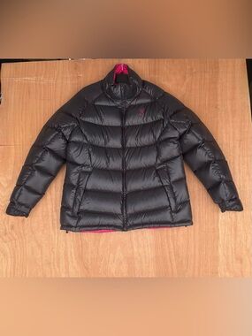 Browning Jacket in Black with Hot Pink Interior